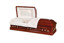 Load image into Gallery viewer, The Ambassador - Solid Cherry Hardwood Casket
