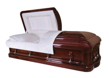 Load image into Gallery viewer, Royal Grace Custom - Solid Mahogany Casket - Lone Star Caskets
