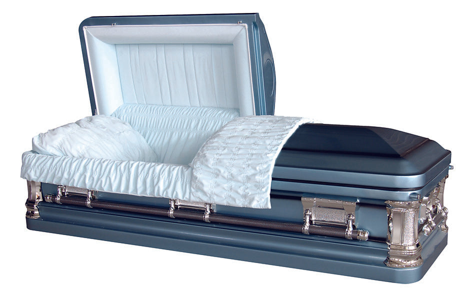 Sapphire Blue - 18 gauge Casket - Lone Star Caskets