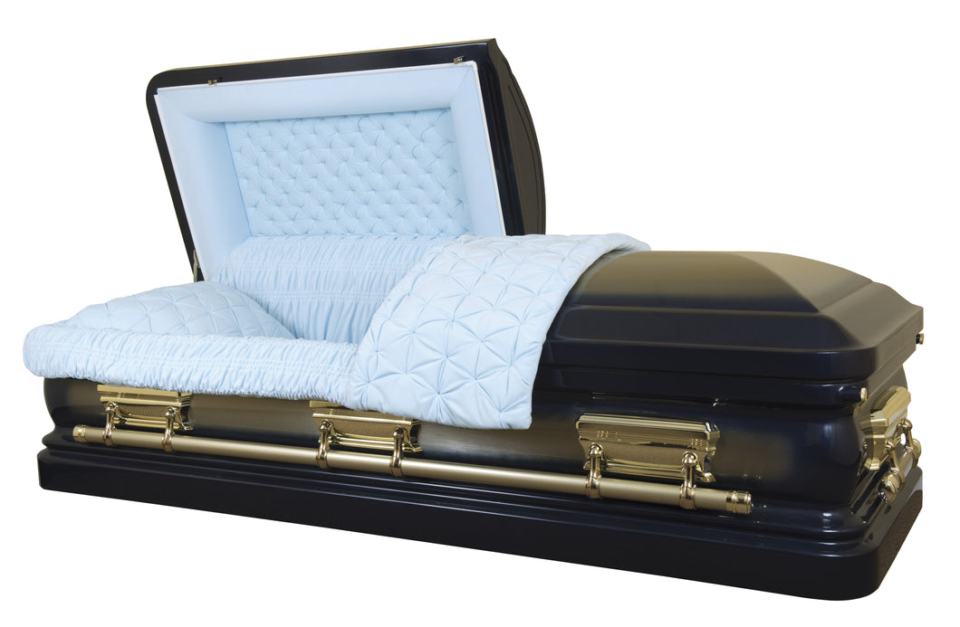 Blue and Gold - 18 Gauge Casket