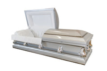 Load image into Gallery viewer, Pure Silver - 20 Gauge Steel - Lone Star Caskets
