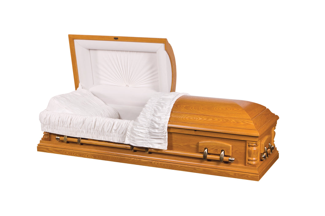 Oak Trace - Hardwood Veneer Casket - Lone Star Caskets