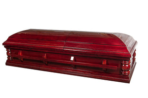 Cherry Hardwood Veneer Cremation Casket - Lone Star Caskets