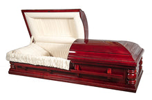 Load image into Gallery viewer, Cherry Hardwood Veneer Cremation Casket - Lone Star Caskets
