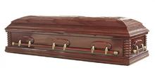 Load image into Gallery viewer, The Richmond - Walnut Hardwood Veneer Casket - Lone Star Caskets
