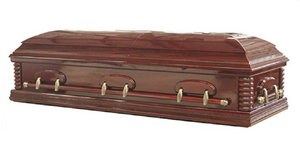 The Richmond - Walnut Hardwood Veneer Casket - Lone Star Caskets