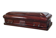 Load image into Gallery viewer, The Roosevelt￼ - Solid Mahogany Casket
